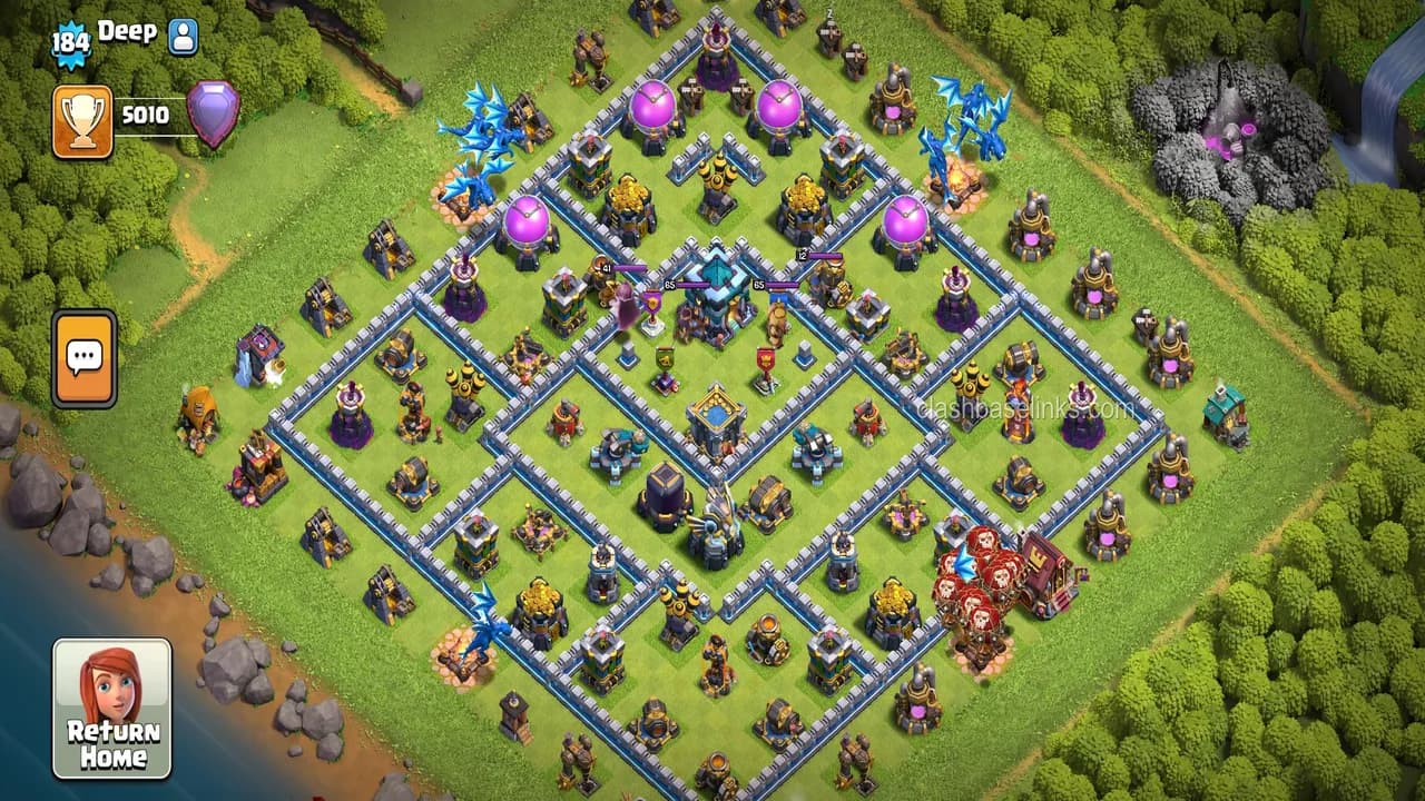 Legend league with this base! — TH13 Trophy Base