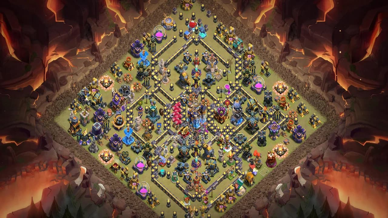 This base got me 600 Trophies Alone in Defense