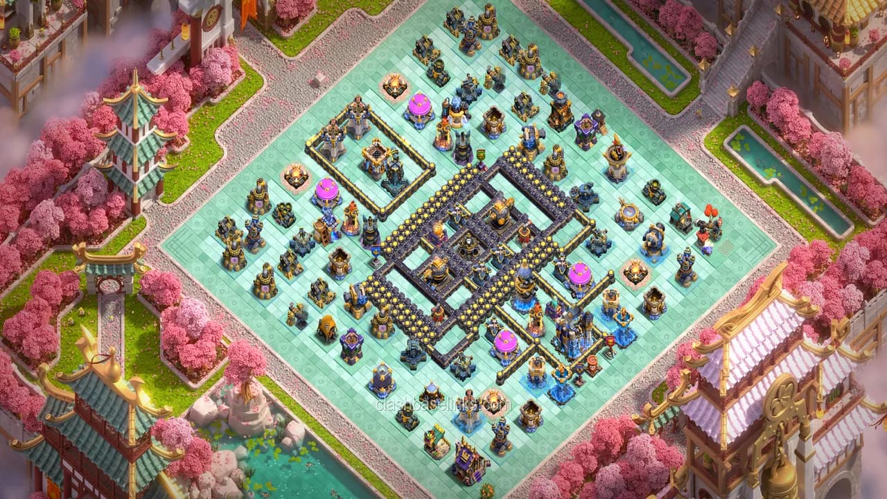 TH18 Legends base — TH18 Trophy Base