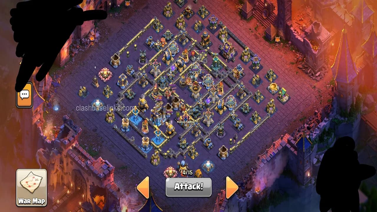 I failed to 3 this , i tried something new but didn't work. Please share the base link if you have. — TH18 War Base